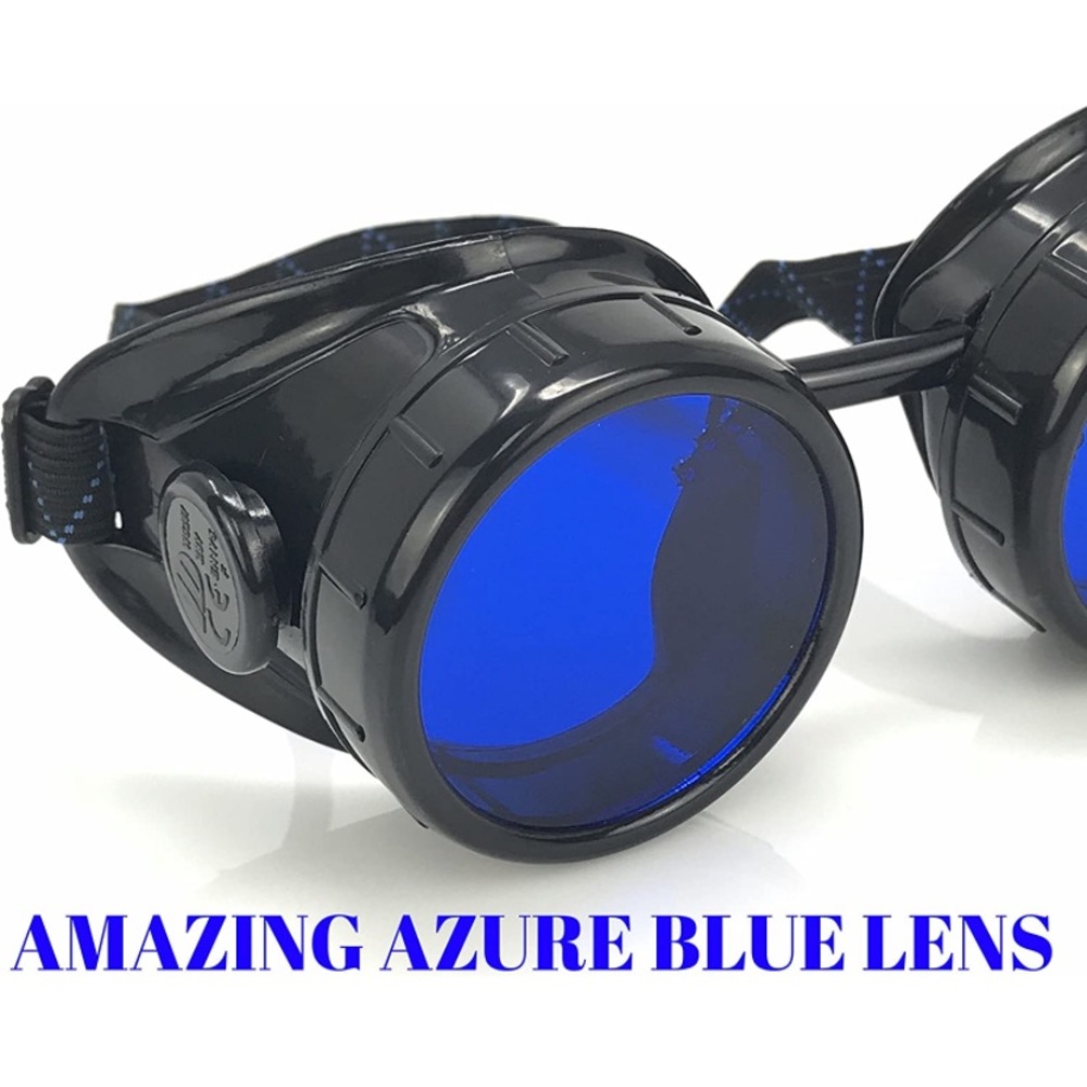 iHeartRaves Black and Blue Sunglasses - Picture 6 of 11